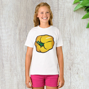 Gult Pepper Girls T-Shirt