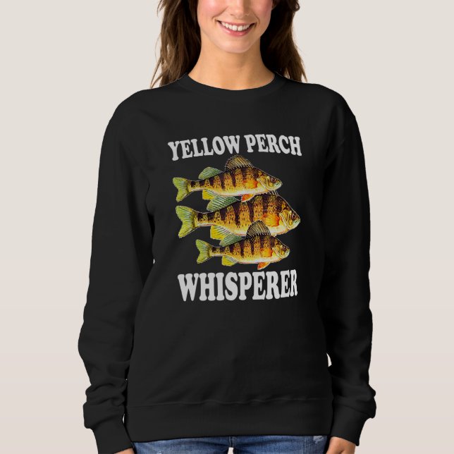 Gult Perch Fisherman Gult Perch W T Shirt (Framsida)