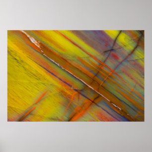 Gult Petrified Wood Poster