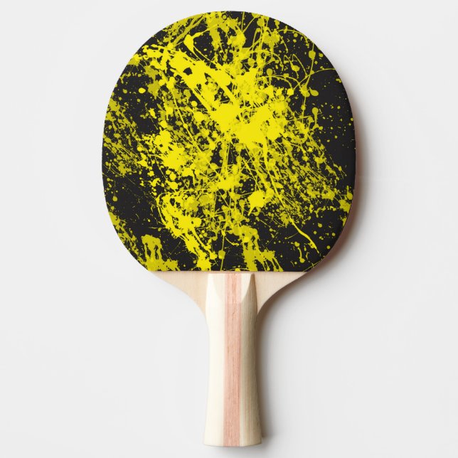 gult Ping Pong Paddle Pingisracket (Framsidan)