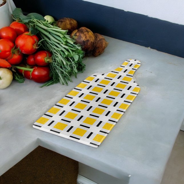 Gult Play Mönster (Chopping Board)