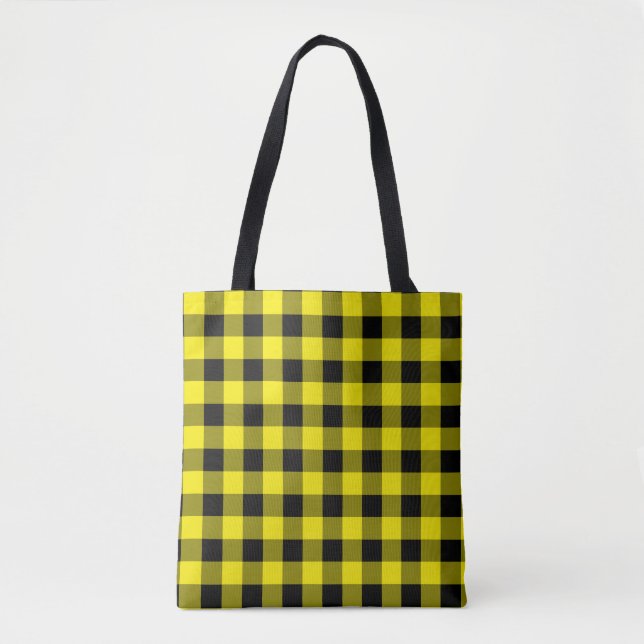 Gult Play Tote Bag Tygkasse (Framsida)