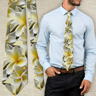 Gult Plumeria Flowers Tropical Bröllop Slips