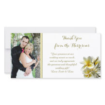 Gult Plumeria Photo Bröllop Tack