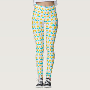 Gult Polka Dot Leggings