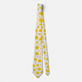 Gult Polka Dot Neck Tie Slips