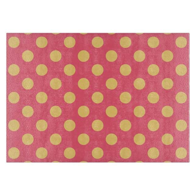 Gult polka dots på korall (Framsidan)