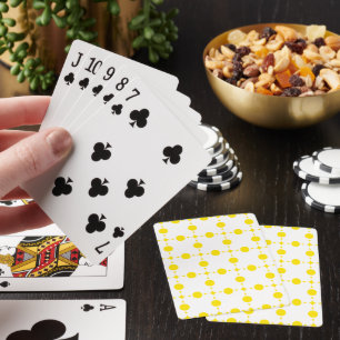 Gult Polka dots, Polka Dot Mönster, Dit, Dit Casinokort