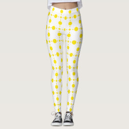 Gult Polka dots, Polka Dot Mönster, Dit, Dit Leggings
