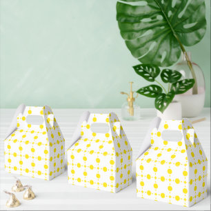 Gult Polka dots, Polka Dot Mönster, Dit, Dit Presentaskar