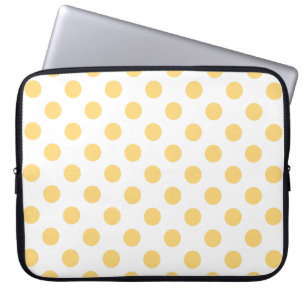 Gult-polkadoter Laptop Fodral