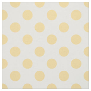 Gult polkadoter tyg