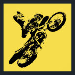 Gult Pop Art Motocross Motorcyle Sport Poster<br><div class="desc">Idrott - Digitalt Edited Art - Motocross Poster Print - College Pop Art - Computer Bilder - Det enda sättet att göra underbart arbete är att göra kärlek vad man gör.</div>