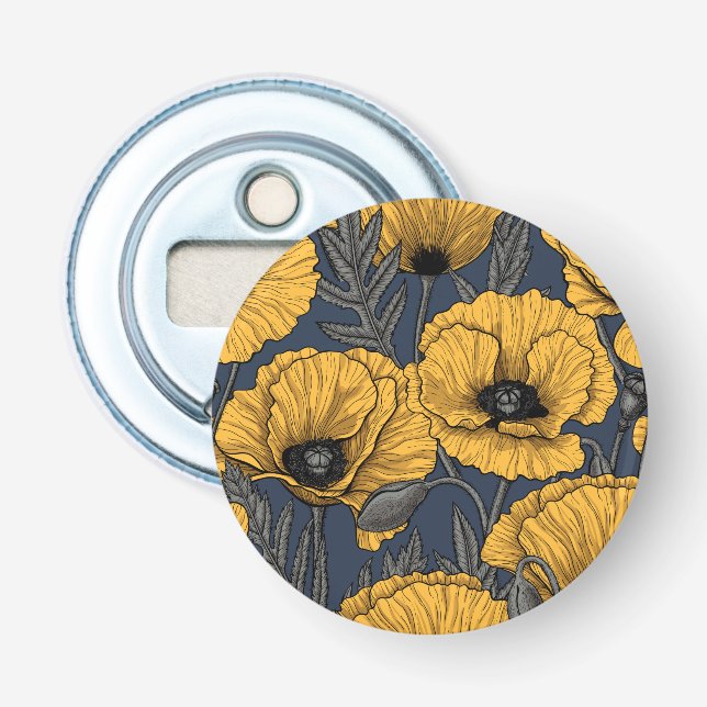 Gult poppor på flotta flasköppnare (Framsidan)