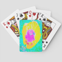 Gult Poppy med Shock rosa Center på Turcos Casinokort