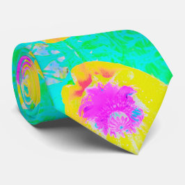 Gult Poppy med Shock rosa Center på Turcos Slips