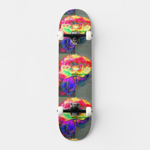 Gult Poppy Skateboard Bräda 21,5 Cm
