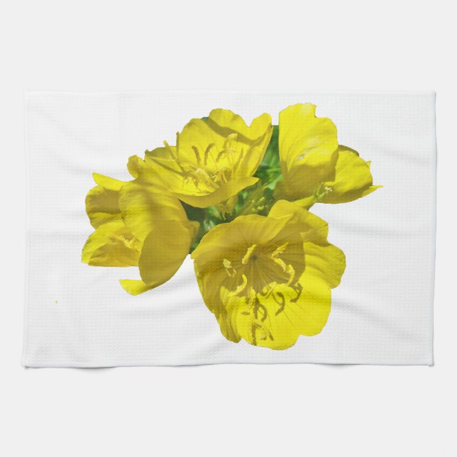 Gult Primroses - Sundrosor Kökshandduk (Horisontell)