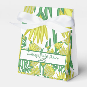 Gult Protea Original Blommigt Design Presentaskar