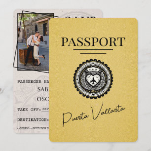 Gult Puerta Vallarta-pass Spara datum Datumet