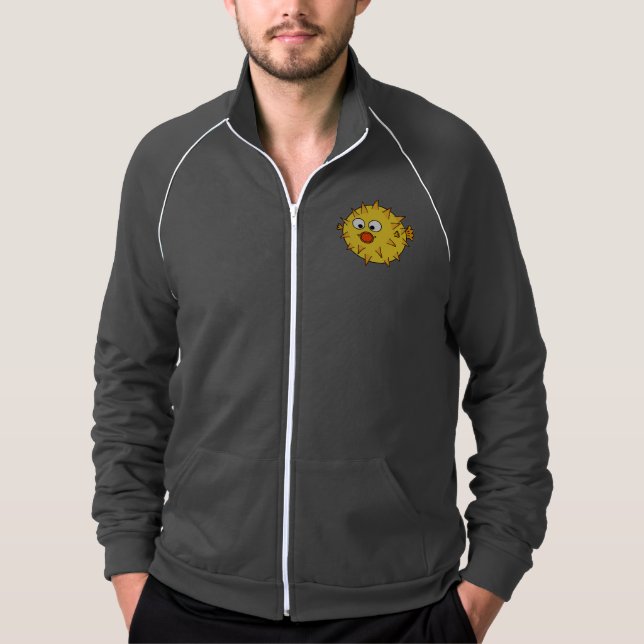 Gult Pufferfish T-shirt (Framsida)