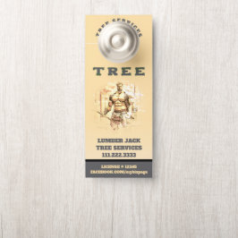 *~* Gult QR Lumber Jack TRÄD Träd-servicefunktion