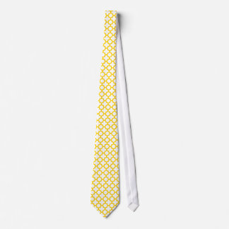 Gult Quatrefoil Mönster Slips