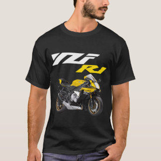 Gult R1 Motorcykel för cykel T Shirt