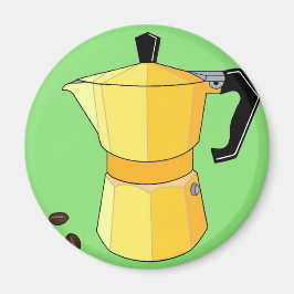 Gult Rainbow Espresso Magnet