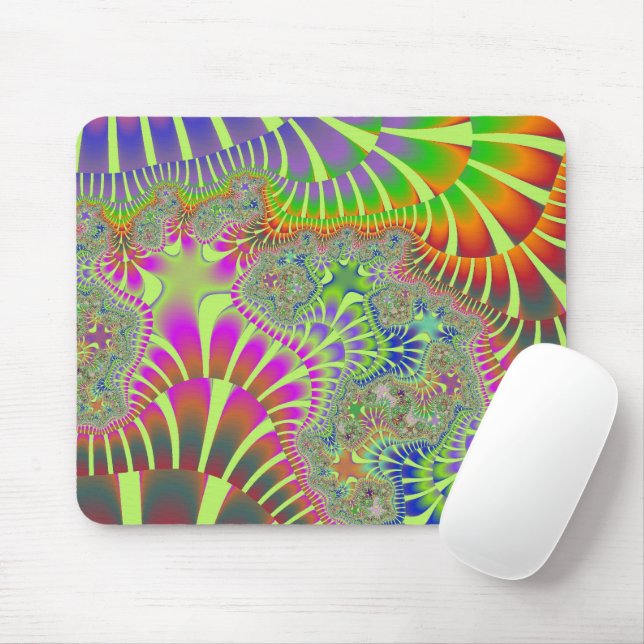 Gult Rainbow Melt Musmatta (Med mus)