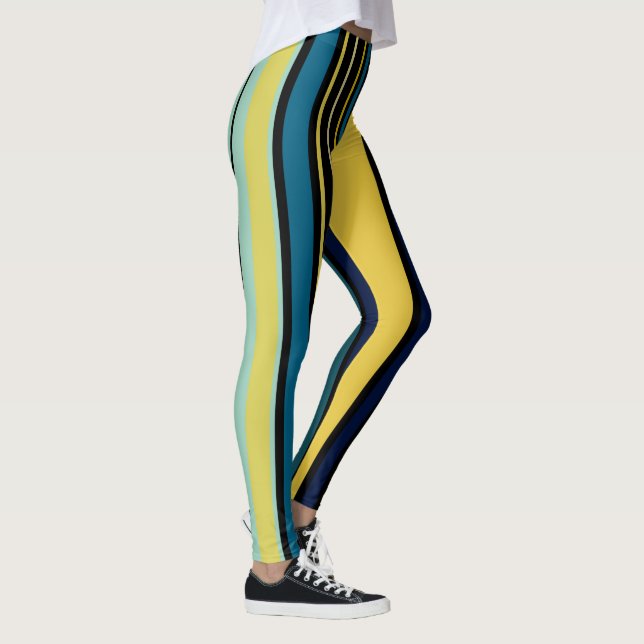 Gult Rand Leggings (Höger)