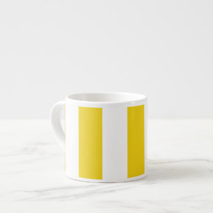 Gult Rand, Vita Rand, Stripe Mönster Espressomugg