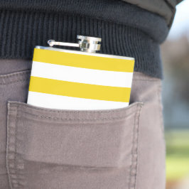Gult Rand, Vita Rand, Stripe Mönster Fickplunta