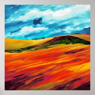 Gult Red Backe Poster