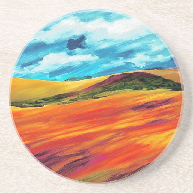 Gult Red Backe Underlägg (Framsidan)