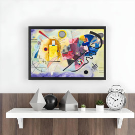 Gult-Red-Blue, 1925 av Wassily Kandinsky Poster