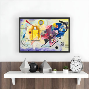 Gult-Red-Blue, 1925 av Wassily Kandinsky Poster
