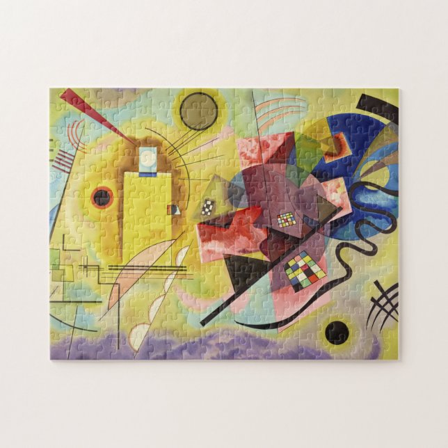 Gult-Red-Blue, 1925 av Wassily Kandinsky Pussel (Horisontell)