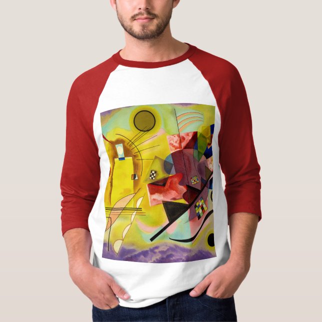 Gult-Red-Blue. 314, 1925 av Wassily Kandinsky T Shirt (Framsida)