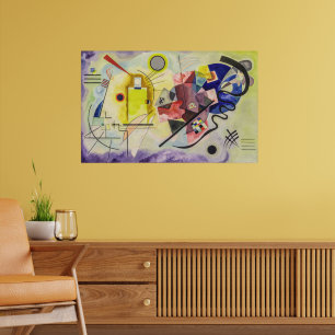 Gult-Red-Blue av Kandinsky Poster