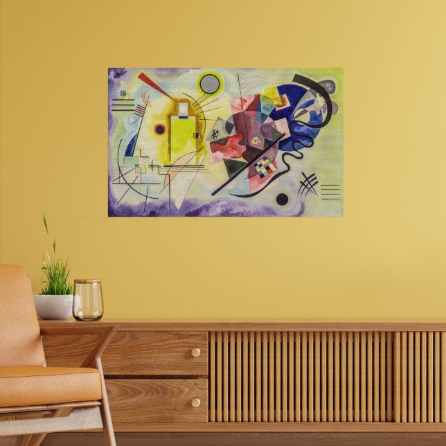 Gult-Red-Blue av Kandinsky Poster (Vardagsrum 2)