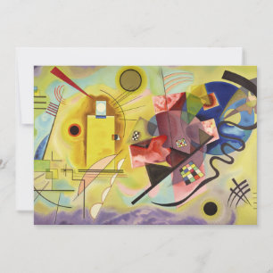 Gult-Red-Blue av Wassily Kandinsky Tack Kort