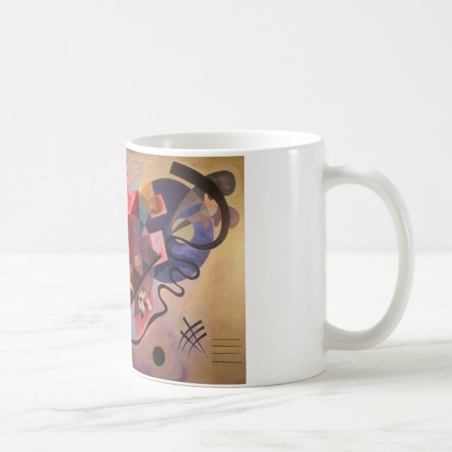 Gult Red Blue Kaffemugg (Höger)