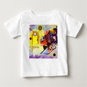 Gult Red Blue Kandinsky Abstrakt Painting Tee Shirt