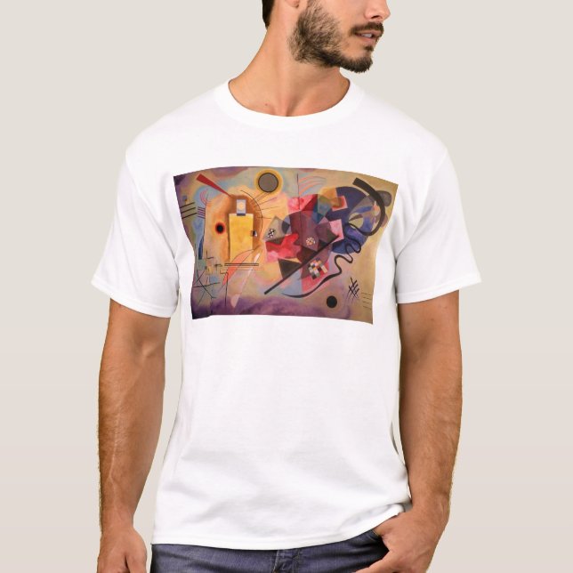 Gult Red Blue T-shirt (Framsida)