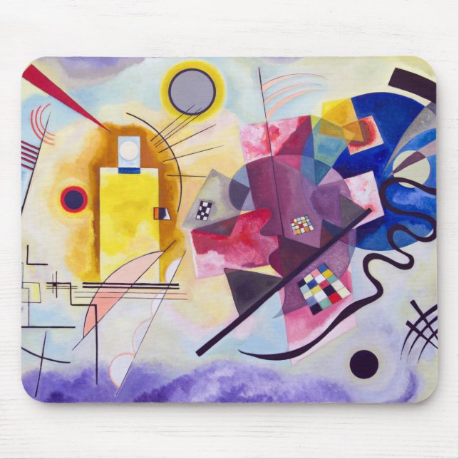 Gult Red Blue, Wassily Kandinsky Musmatta (Framsidan)