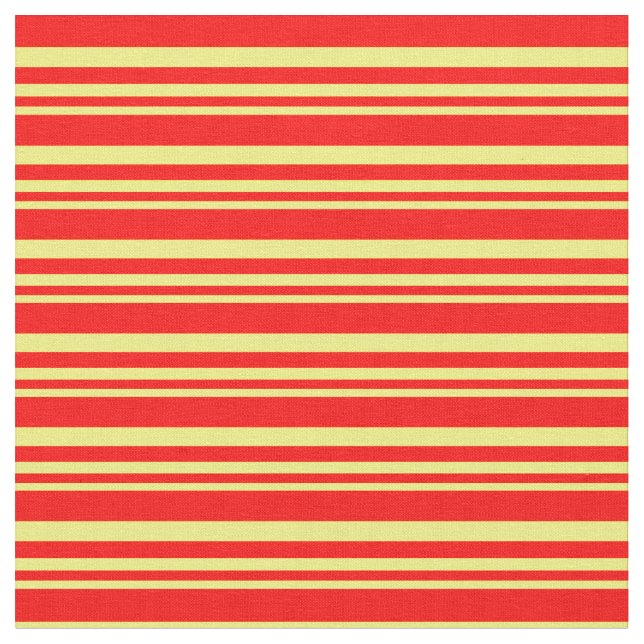 Gult & Red Rand Tyg (Närbild)