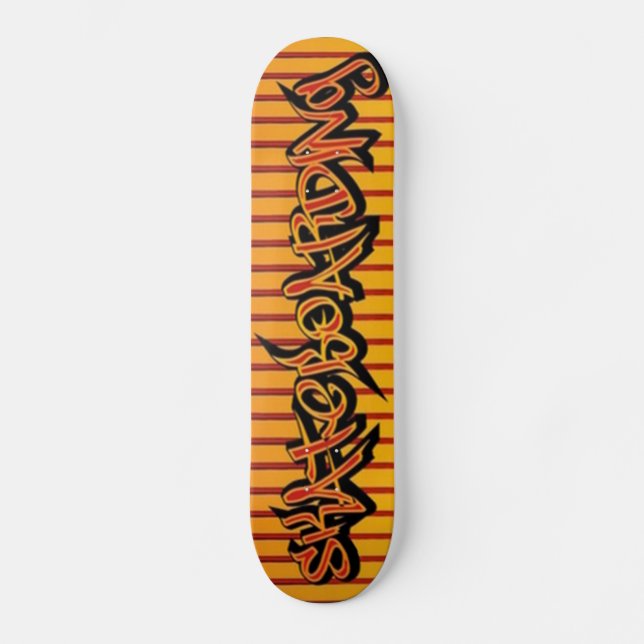 Gult Red Skateboarding - Skateboard (Framsida)