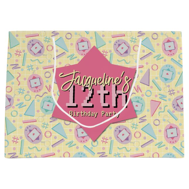 Gult Retro-spel Virtuell sällskapsdag (Framsidan)