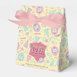 Gult Retro-spel Virtuell sällskapsdag Presentaskar